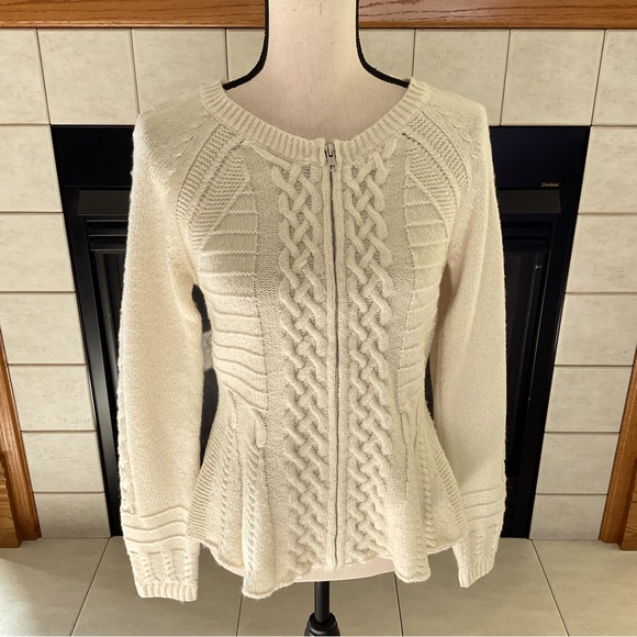 Anthropologie Sparrow Esteul Cable Knit Cardigan Sweater, Women’s Sz S - Picture 1 of 8